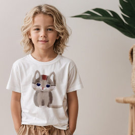 Mignon petit chaton simpliste t shirt