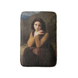 Mignon (söt ung fransk flicka) (av Bouguereau) Badrumsmatta