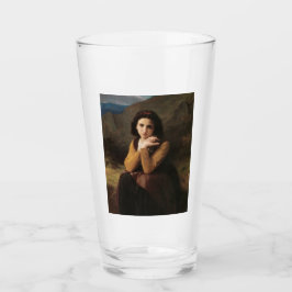 Mignon (Söt ung fransk flicka) (av Bouguereau) Glaskopp