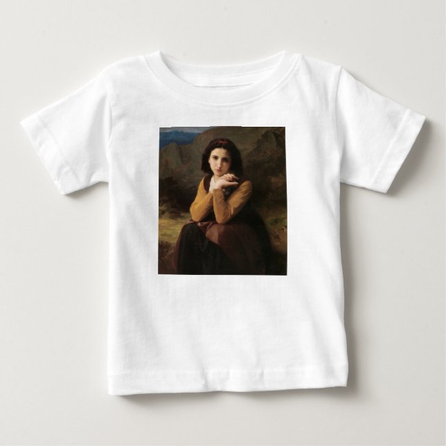 Mignon (Söt Ung Fransk Flicka) (av Bouguereau) T Shirt (Framsida)