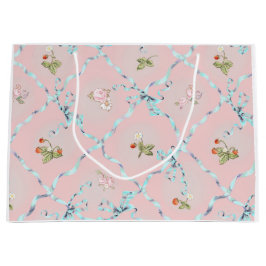 Mignonette Strawbär Ribbon Trellis  Rosa