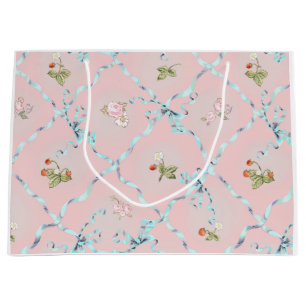 Mignonette Strawbär Ribbon Trellis  Rosa