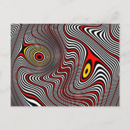 Migraine Aura optical Illusion Vykort