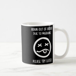 Migraine Relief Humor T Shirt - Medvetenhet om mig Kaffemugg