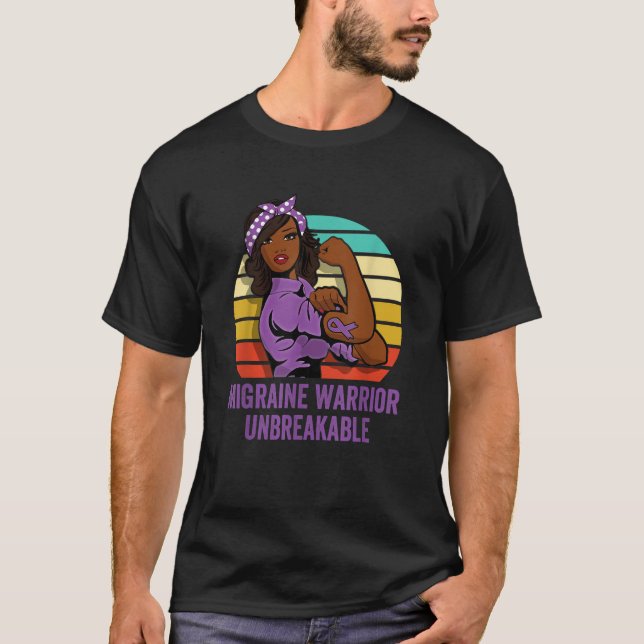 Migraine Warrior Shirt Unbryable T (Framsida)