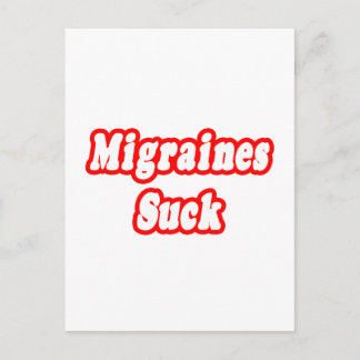 Migraines Suck Vykort