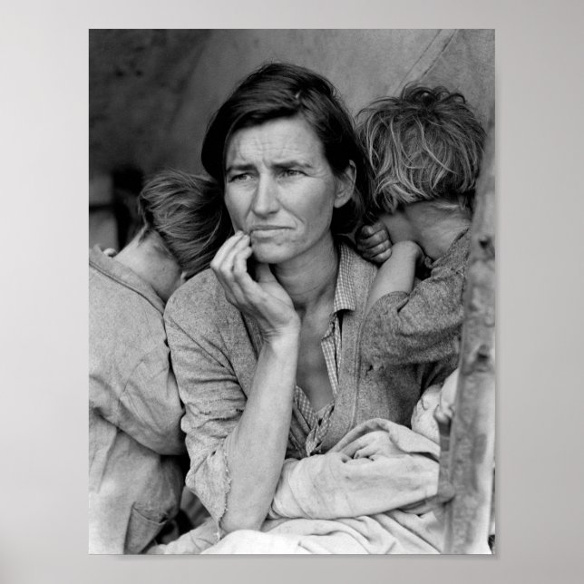 Migrant Mor - Florence Thompson and Children - Poster (Framsidan)