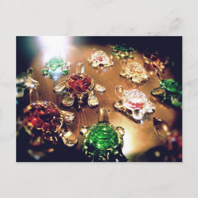 Migration - Glass Turtles Vykort (Framsida)