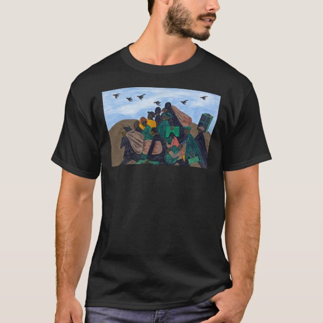 Migration Series, Panel 3 Jacob Lawrence Classi T Shirt (Framsida)