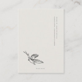 Migratory Swallow- Book Insert Enclosure Card Tilläggskort