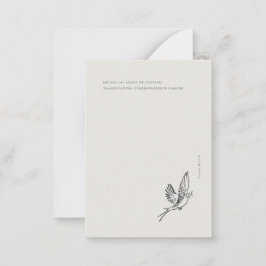 Migratory Swallow- Naturalist Menagerie Archive  Anteckningskort