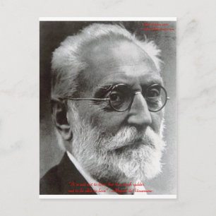Miguel de Unamuno Känner till kärlek Citat Gåvor & Vykort