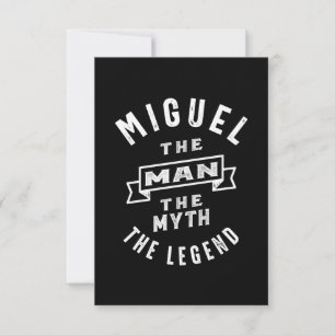 Miguel Personlig Namn Birthday Gift OSA Kort