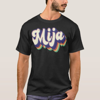 Mija Latina Women Girls Cinco de Mayo Retro Spanis T Shirt