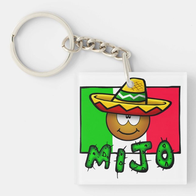 Mijo - Sött litet mexikanskt barn som bär sombrero (Framsidan)