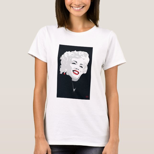 MIK05BW Miki Marilyn.tif T Shirt (Framsida)