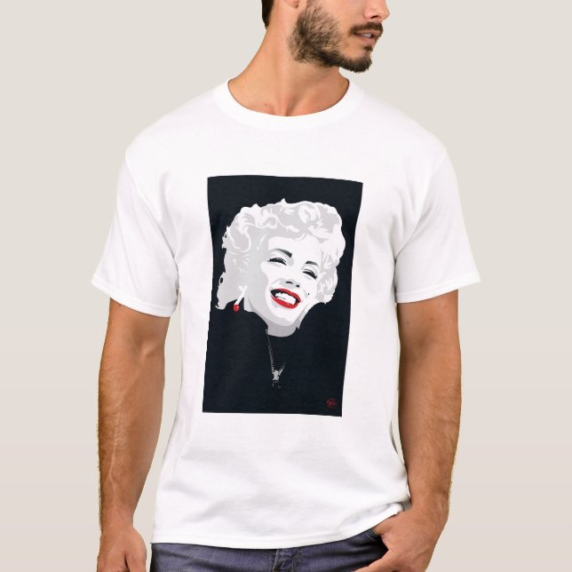 MIK05BW Miki Marilyn.tif T Shirt (Framsida)