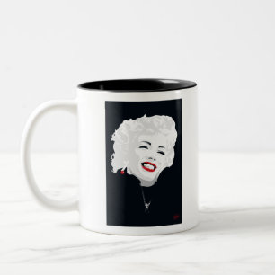 MIK05BW Miki Marilyn.tif Två-Tonad Mugg