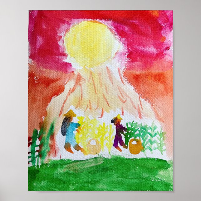 Mika Aiko Harvest Time Poster (Framsidan)