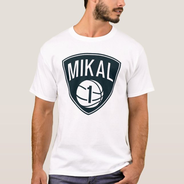Mikal Bridges - Brooklyn Basketball T Shirt (Framsida)