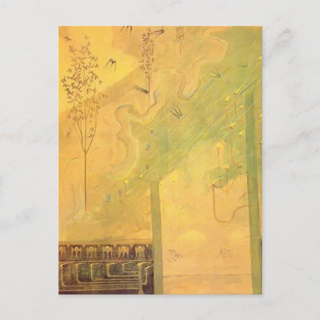Mikalojus Ciurlionis- Scherzo (SommarSonata) Vykort (Framsida)