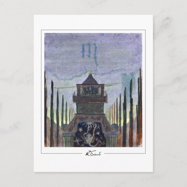 Mikalojus Konstantinas Ciurlionis #215 - Fint A… Vykort (Framsida)