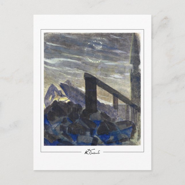 Mikalojus Konstantinas Ciurlionis #57 - Bra Ar... Vykort (Framsida)