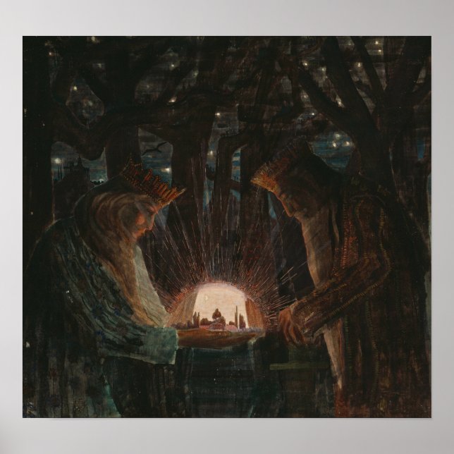 Mikalojus Konstantinas Ciurlionis Fairty Tale of K Poster (Framsidan)