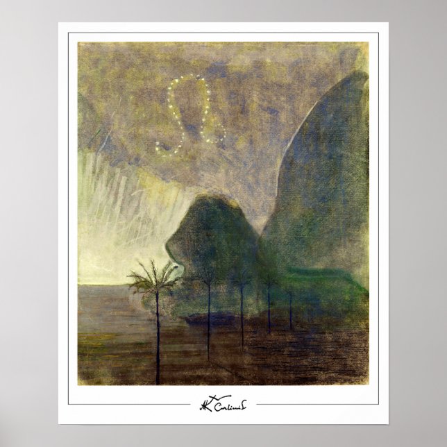 Mikalojus Konstantinas Ciurlionis Zedign Art Post  Poster (Framsidan)