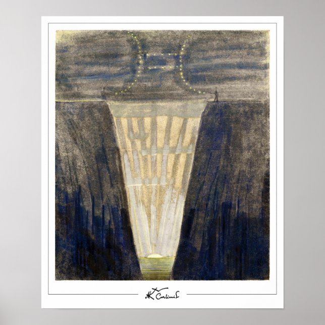 Mikalojus Konstantinas Ciurlionis Zedign Art Post  Poster (Framsidan)