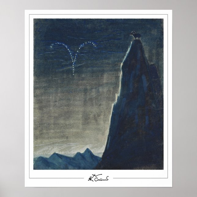 Mikalojus Konstantinas Ciurlionis Zedign Art Post  Poster (Framsidan)