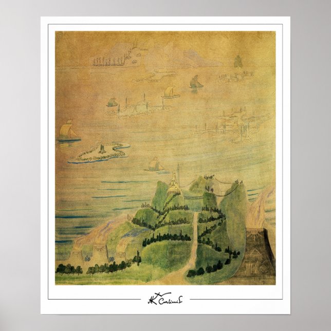 Mikalojus Konstantinas Ciurlionis Zedign Art Post  Poster (Framsidan)