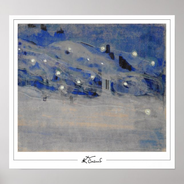 Mikalojus Konstantinas Ciurlionis Zedign Art Post  Poster (Framsidan)