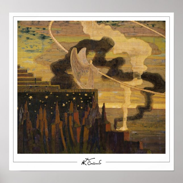 Mikalojus Konstantinas Ciurlionis Zedign Art Post  Poster (Framsidan)