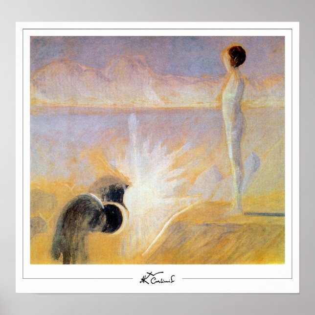 Mikalojus Konstantinas Ciurlionis Zedign Art Post  Poster (Framsidan)