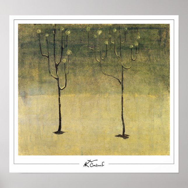 Mikalojus Konstantinas Ciurlionis Zedign Art Post  Poster (Framsidan)