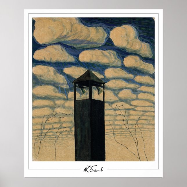 Mikalojus Konstantinas Ciurlionis Zedign konst pos Poster (Framsidan)
