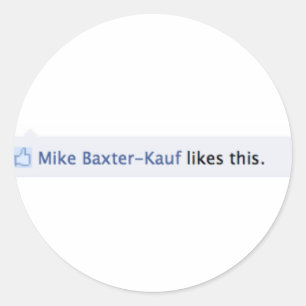 Mike Baxter Kauf Likes this-Stickers Runt Klistermärke
