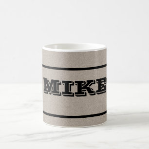 Mike Beige Mugg