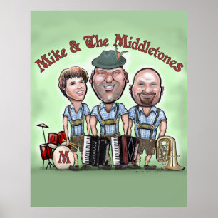 Mike & den Middletones affischen Poster