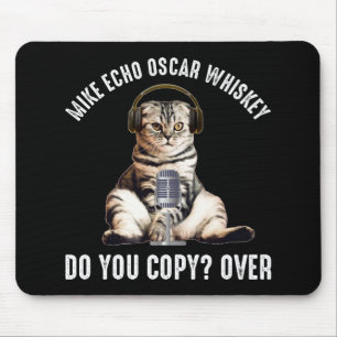 Mike Echo Oscar Whiskey Ham Radio Cat Musmatta