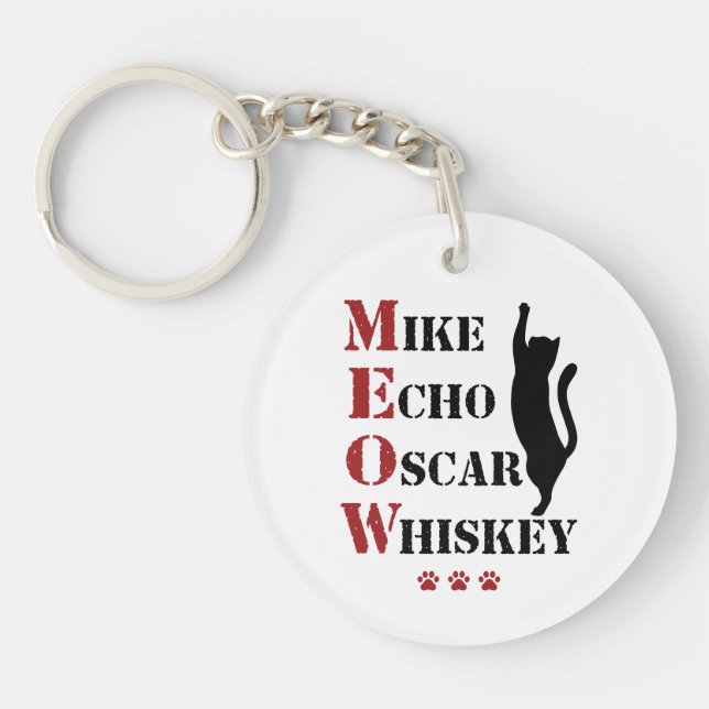 Mike Echo Oscar Whiskey MEOW Cat (Framsidan)