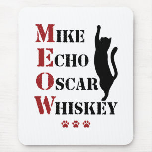 Mike Echo Oscar Whiskey MEOW Cat Musmatta