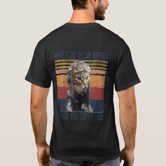 Mike Echo Oscar Whisky Hur kopierar du Pilot Kattu T Shirt