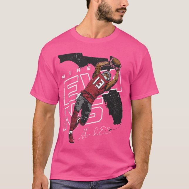 Mike Evans Player Karta T Shirt (Framsida)