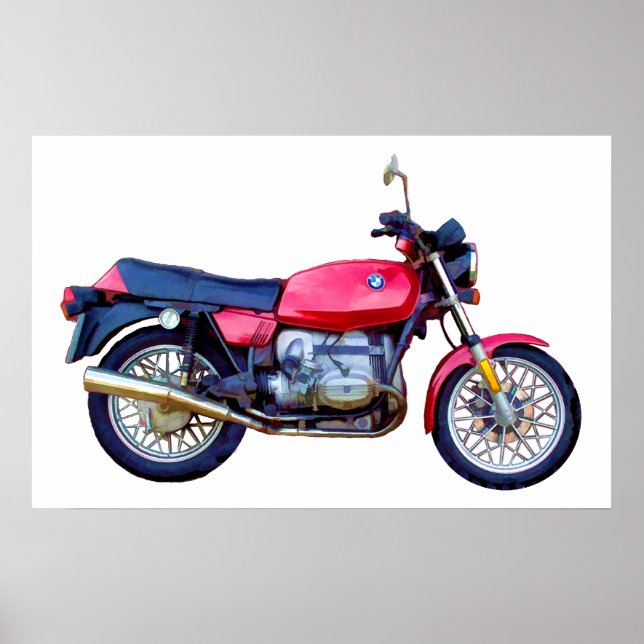 Mike Garrett Motorcycle Poster (Framsidan)