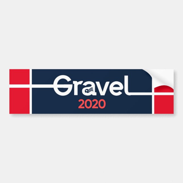 Mike Gravel 2020 Bildekal (Framsidan)
