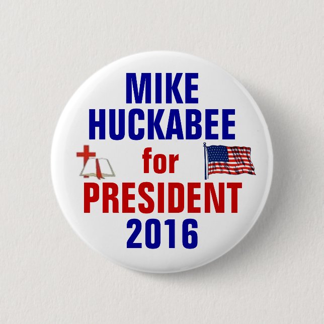 Mike Huckabee 2016 Knapp (Framsida)