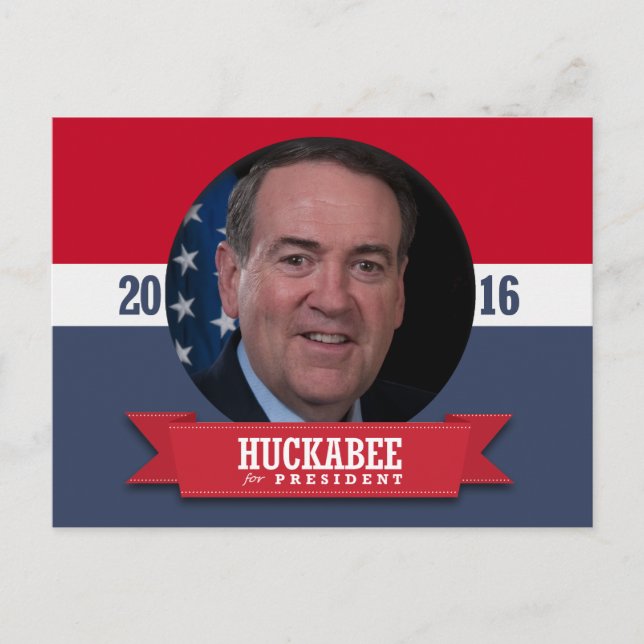 MIKE HUCKABEE 2016 VYKORT (Framsida)
