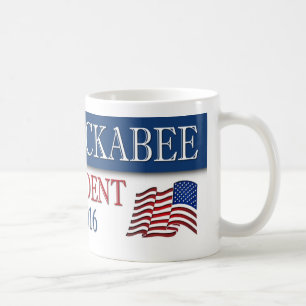 Mike Huckabee amerikanska flaggan 2016 Kaffemugg